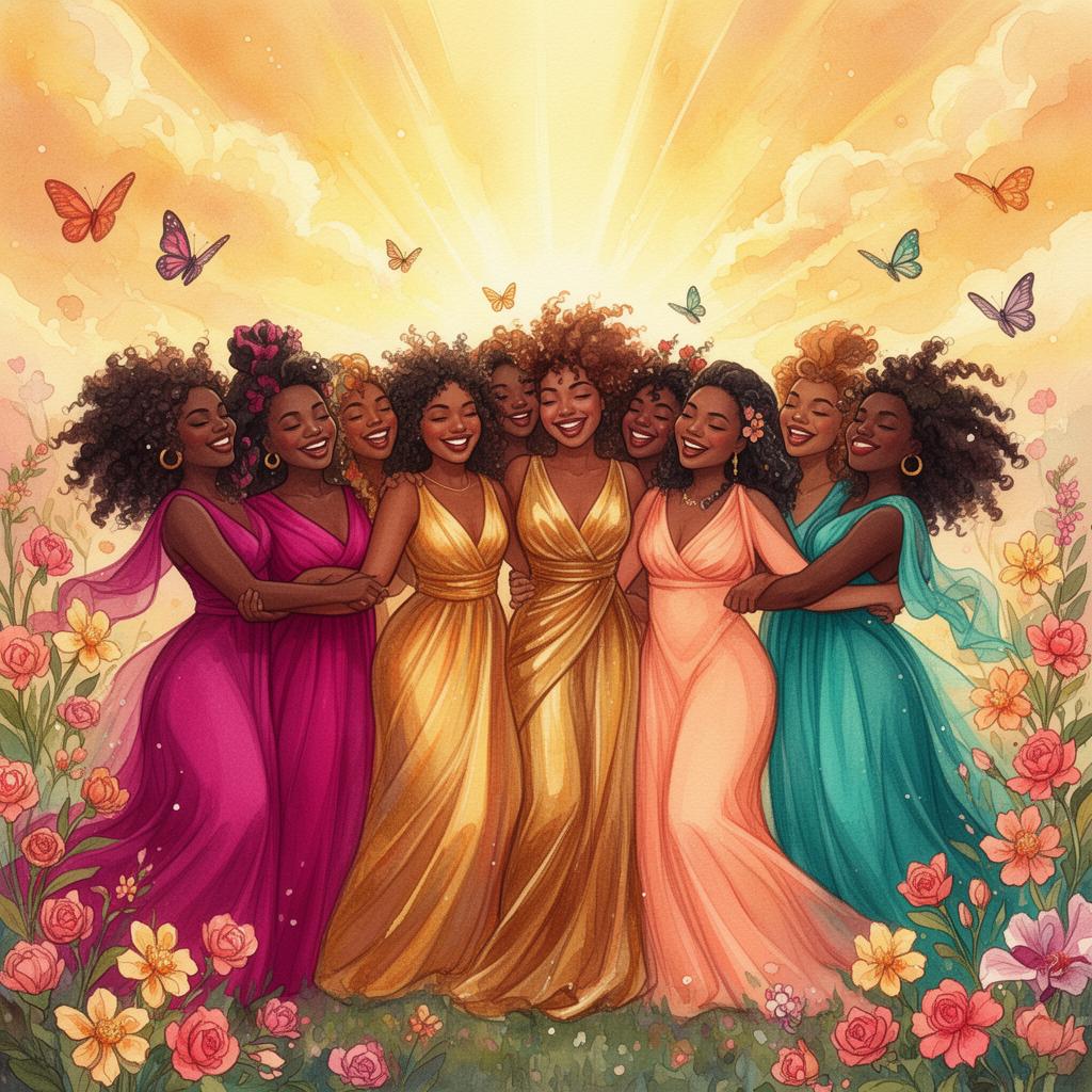 Diverse women in spiritual sisterhood